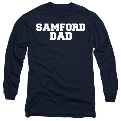 LOGOVISION Samford University Dad Unisex Adult Long-Sleeve T Shirt, Navy, Large