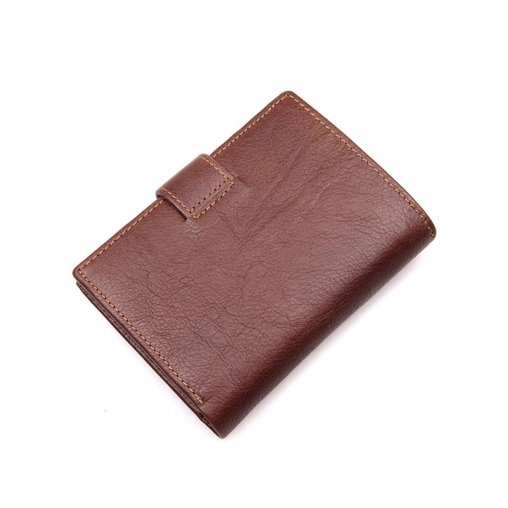 ANDRESLAD Retro Style Men's Wallet Multi-card Slot Travel Wallet Men's Coin Purse for Office Parties