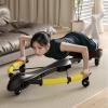 ab Machine Fitness Exercise Equipment Strength Training for Full Body Workout Home Gym Fitness Equipment for Abs and Total Body Workout (red) view 2