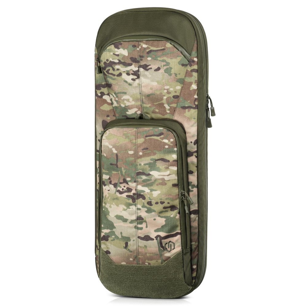 Savior Equipment Specialist Series 30" 34" 38" Covert Tactical Gun Bag Backpack Soft Case with Compartment, Low Profile Bug Out Truck Bag (MultiCam Original, 34")