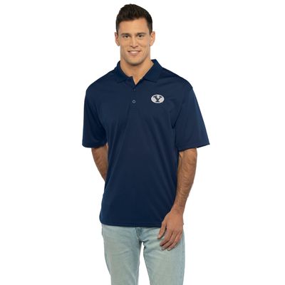 Vantage Apparel Men's Collegiate Premium Moisture Wicking Team Color Icon Polo, BYU Cougars, 3X-Large