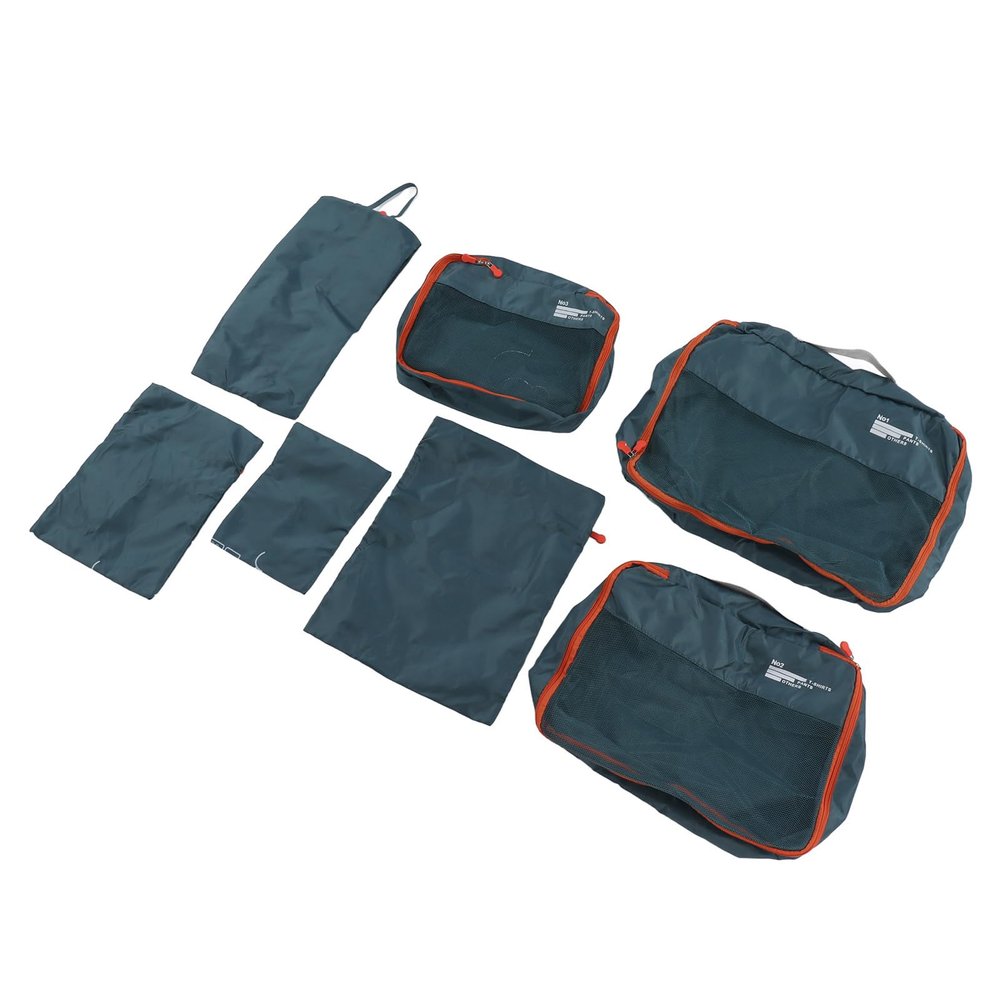 7Piece Packing Cubes Set Luggage Packing Bags, Travel Luggage Bags, Travel Cubes for Accessories, Organizers and