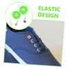 VALICLUD 1pair Elastic Shoelaces for Sneakers and Convenient Design for Boys and Girls and Adults Options of Stylish Laces view 4