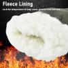Eujgoov 1 Pair Thermal Gloves Cotton Material Cold Weather Windproof Warm Gloves for Outdoor view 2