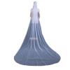 WEISUYUUS Bridal Veil Bride Elaborate Pearls Beaded Long Bachelorette Party Bride Veil Party Head Scarf Head Covering view 1