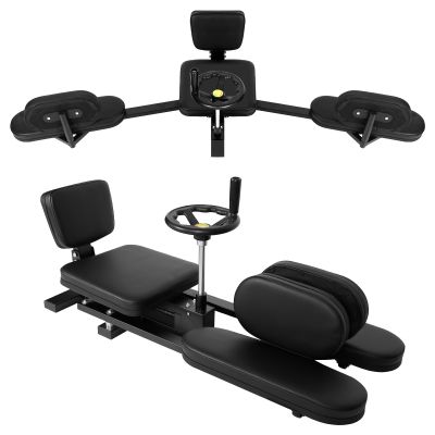 Hip Leg Stretcher Machine 400 LBS, Alloy Steel Leg Split Machine for Flexibility Kids Adults, Hip Stretching Equipment for Home Gym Split Machine Training Fitness Beauty Ballet Yoga (Black, 400 LBS)