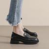CPMBFDC Loafers for Women Slip-On Comfortable Round Toe Platform Loafers Women's Casual Fashion Business Work Shoes (Black,5) view 3