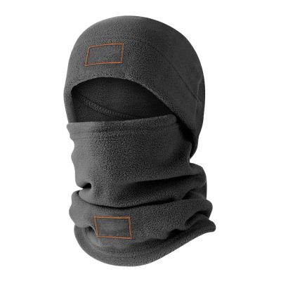 Polar Fleece Balaclava Hood Face Mask, Windproof Winter Warm Hat Warm Fleece Ski Hood Cap Full Face Mask (US, Alpha, One Size, Gray)