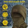 Polar Fleece Balaclava Hood Face Mask, Windproof Winter Warm Hat Warm Fleece Ski Hood Cap Full Face Mask (US, Alpha, One Size, Gray) view 2