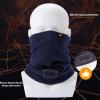 Polar Fleece Balaclava Hood Face Mask, Windproof Winter Warm Hat Warm Fleece Ski Hood Cap Full Face Mask (US, Alpha, One Size, Gray) view 4