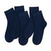SERISIMPLE Women Thin Viscose Bamboo Socks Crew Lightweight Above Ankle Casual Dress Sock For Ladies Bootie Trouser 5 Pairs (Large, Navy blue) view 1