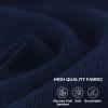 SERISIMPLE Women Thin Viscose Bamboo Socks Crew Lightweight Above Ankle Casual Dress Sock For Ladies Bootie Trouser 5 Pairs (Large, Navy blue) view 4