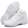 TUOTOM Girls White High Top Cheerleading Shoes Lightweight Youth Cheer Sneakers Hip Hop Training Dance Tennis Shoes White 2 Little Kid view 1