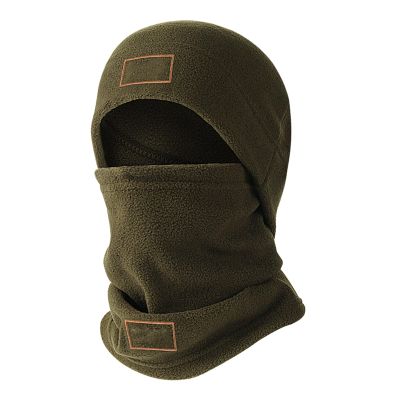 Polar Fleece Balaclava Hood Face Mask, Windproof Winter Warm Hat Warm Fleece Ski Hood Cap Full Face Mask (US, Alpha, One Size, Green)