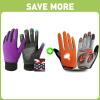 FINGER TEN Kids Winter Gloves Warm Waterproof with Free Neck Warmer Boys Girls Cycling Gloves Kids Boys Girls Youth Full Finger Pair Dirt Bike view 1