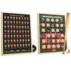 Framed US National Parks & Pro Baseball Stadiums Scratch Off Posters - Travel Maps & Wall Art - 12"x16" Parks & Updated 2024 Ballparks view 1