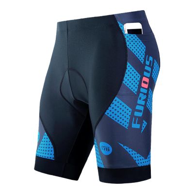FAPAO Breathable Cycling Shorts Men 4D Padded Shockproof Bike Shorts Quick Dry Half Pants