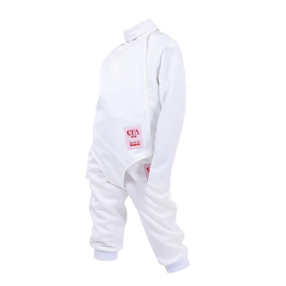 HXYhydrypd 3-Piece Fencing Uniform, 450N Fencing Protective Suit Fencing Clothing, Fencing Gear(Vest/Pants/Jacket)(60#)
