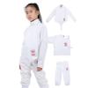 HXYhydrypd 3-Piece Fencing Uniform, 450N Fencing Protective Suit Fencing Clothing, Fencing Gear(Vest/Pants/Jacket)(60#) view 3