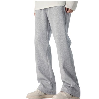 Mens Sweatpants Casual Pockets Cotton Active Workout Athletic Jogger Pants with Side Drawstring Trendy Thermal Pants