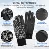 FINGER TEN Winter Golf Gloves Men for Cold Weather Upgraded Silicone Palm Golf Glove Holder Case with Carabiner Gloves Storage Box Protect and view 2