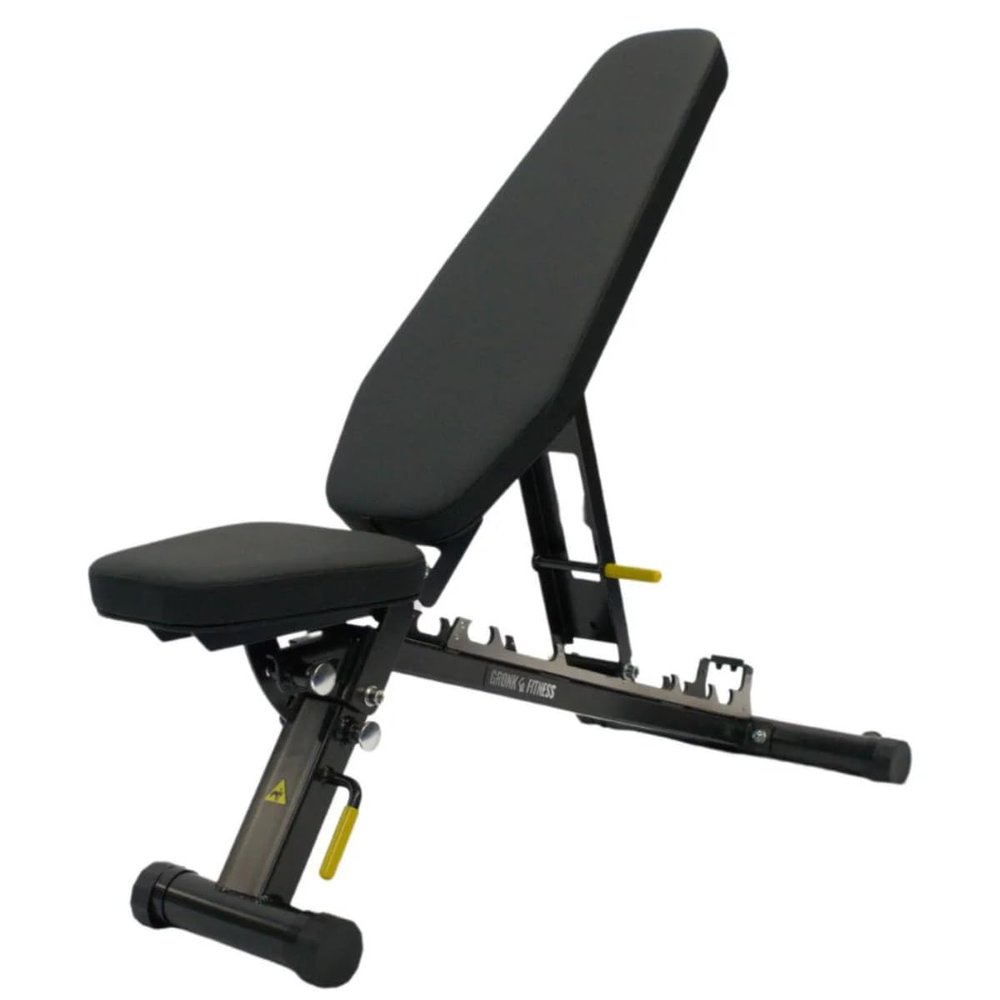Gronk Fitness FID Bench Folding Adjustable Weight Bench | Flat/Incline/Decline | Adjustable Bench for Home