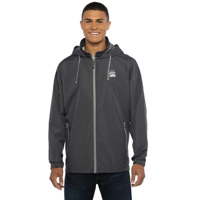 Vantage Apparel Men's Collegiate Premium Lightweight Packable Hooded Wind Jacket, Montana Grizzlies, 5X-Large