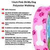Country Brook Design - Pink Oh My Dog Polyester Webbing (1 Inch, 5 Yards) view 3