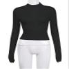 Women's Long Sleeve Jackets Tops Solid Color Casual Long Sleeve Jacket(Large) view 3