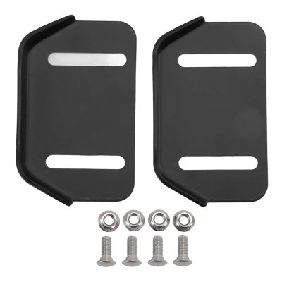 Adjustable Snow Blower Skid Shoes, Black Metal, for 24-inch Snow Blower, Compatible with Most Snow Throwers, Includes Mounting Hardware