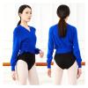 Leotards Coat Ballet Overall Wrap Sweaters Gymnastics Ballet Dance Warm Up Cardigan for Winter(Red,165-170cm) view 2