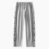 Baggy Sweatpants Men Open Bottom Elastic Waist Drawstring Pants Comfy Side Button Workout Athletic Pants with Pockets Mens Black Sweatpants Mens Sweatpants Wide Leg Track Pants view 4