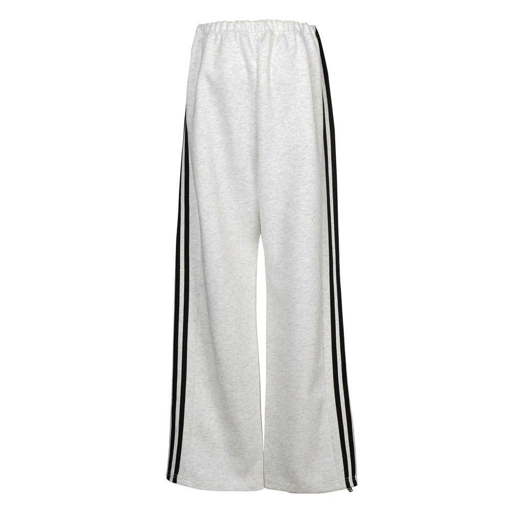 Women's Wide Leg Sweatpants, Drawstring High Waist, Straight Leg, Casual Loose Baggy Pants (US, Alpha, X-Large, Regular, Regular, White)