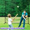 MegaNets Backstop Net System for Backyard  Heavy Duty Sports Barrier Net with Steel Posts, Movable Ball Stop Net for Soccer, Baseball & Multi-Sport Training (Movable-1.75 Inch Net, 10FT Wide) view 3