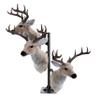 KUAFU Trophy Mount Bone Bracket, Deer Antler Mounting Kit, Adjustable Shoulder Mount, Skull Display Stand, Taxidermy Animal Mounting Hanger, Powder Coated Black Steel view 1