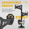 KUAFU Trophy Mount Bone Bracket, Deer Antler Mounting Kit, Adjustable Shoulder Mount, Skull Display Stand, Taxidermy Animal Mounting Hanger, Powder Coated Black Steel view 3
