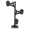 KUAFU Trophy Mount Bone Bracket, Deer Antler Mounting Kit, Adjustable Shoulder Mount, Skull Display Stand, Taxidermy Animal Mounting Hanger, Powder Coated Black Steel view 4