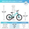 20/24 Inch Kids Mountain Bike, Bikes for Kids 6-12, 7 Speeds Drivetrain Bike, Girls Boys Bike with Suspension Fork, Dual-Disc Brake, Anti-Slip Butyl Tires, Multi Color (Mint Green, 20 Inch) view 2