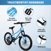 20/24 Inch Kids Mountain Bike, Bikes for Kids 6-12, 7 Speeds Drivetrain Bike, Girls Boys Bike with Suspension Fork, Dual-Disc Brake, Anti-Slip Butyl Tires, Multi Color (Blue, 24 Inch) view 3