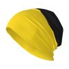 11 * 10.6 inch Fashion Knitted hat, Baden-Wrttemberg Flag Double Layer Travel Knitted hat for Adults, Outdoor Sports Daily Casual hat for Men and Women Black view 1