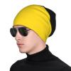11 * 10.6 inch Fashion Knitted hat, Baden-Wrttemberg Flag Double Layer Travel Knitted hat for Adults, Outdoor Sports Daily Casual hat for Men and Women Black view 2
