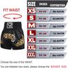 Amofatia Muay Thai Boxing Shorts Grappling Training Workout Gym Shorts for Men Women Kids Pink view 3
