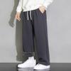 Wide Leg Sweatpants for Men Y2k Harajuku Streetwear Casual Pockets Jogger Pants Baggy Workout Athletic Pants 2024 view 3