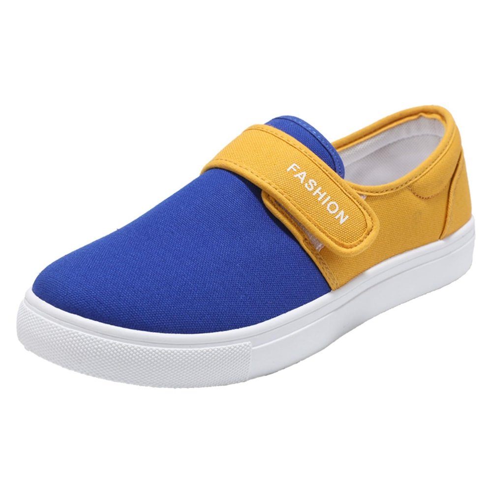 IWIHMIV Men Walking Shoes Mens Slip On Shoes Casual Mens Non Slip Work Shoes Slip On Walking Sneakers Tennis Shoes for Men (Z2-Yellow, 11)