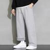 Wide Leg Sweatpants for Men Y2k Harajuku Streetwear Casual Pockets Jogger Pants Baggy Workout Athletic Pants 2024 view 3