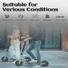 60/70-6.5 Solid Tire, 10x2.5 Tubeless Tyre Replacement for Segway Ninebot Max G30P G30LP Gotrax G5 G6 Hiboy Titan Pro MAX3 Electric Scooter, 10x2.50-6.5 10 Inch Honeycomb Front Rear Wheels view 3