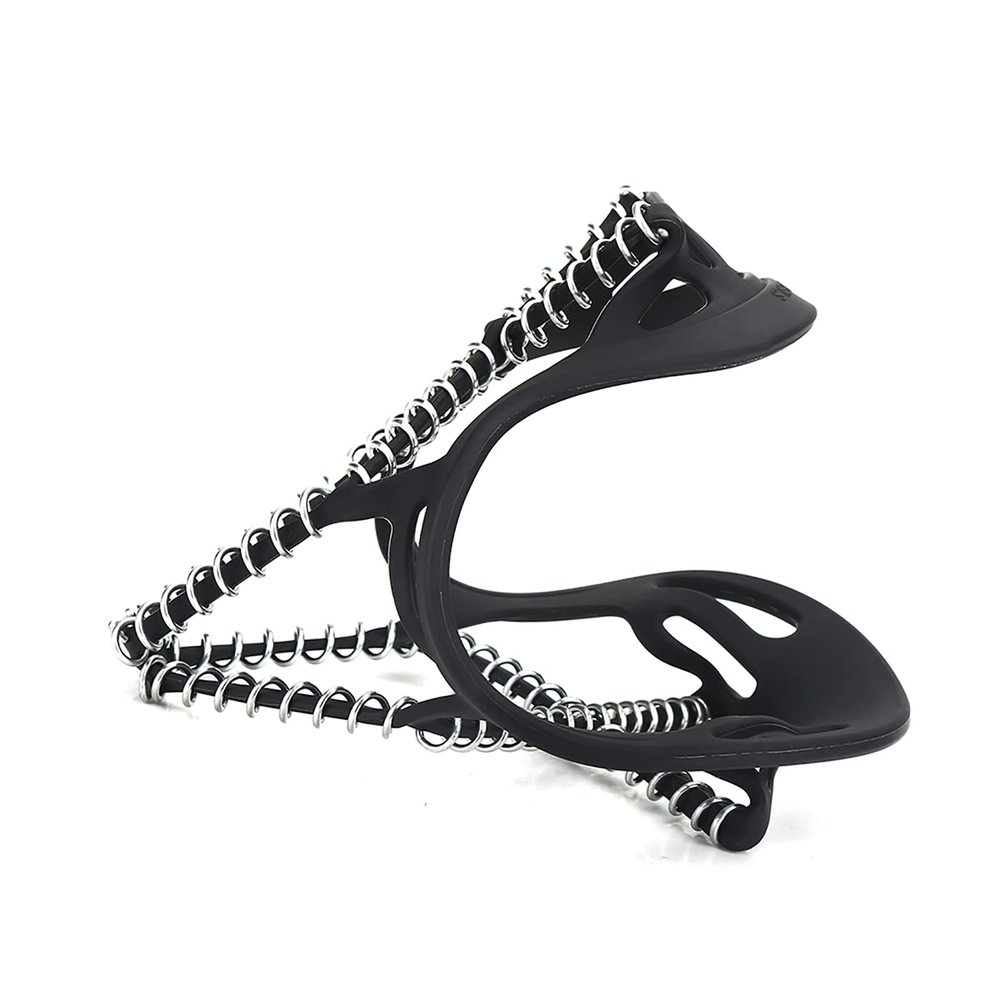 Shoe Spikes for Snow and Ice, Ice Spikes for Shoes Ice Traction Cleats Black Outdoor Snow Antiskid Spikes Grips Shoe Spikes for Increase Grip While Climbing on Snow Mountain