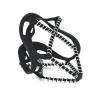 Shoe Spikes for Snow and Ice, Ice Spikes for Shoes Ice Traction Cleats Black Outdoor Snow Antiskid Spikes Grips Shoe Spikes for Increase Grip While Climbing on Snow Mountain view 2