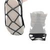 Shoe Spikes for Snow and Ice, Ice Spikes for Shoes Ice Traction Cleats Black Outdoor Snow Antiskid Spikes Grips Shoe Spikes for Increase Grip While Climbing on Snow Mountain view 3