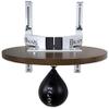 Balazs i-Box Speed Bag Platform  Professional Adjustable Wall Mount w/Quiet Pro Level III Swivel | 24 Heavy-Duty Steel & Hardwood Drum | Made in USA | Boxing & Home Gym Training (White) view 1
